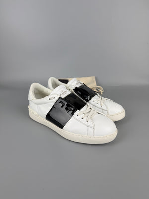 Valentino Open Sneaker Patent Black | 40.5