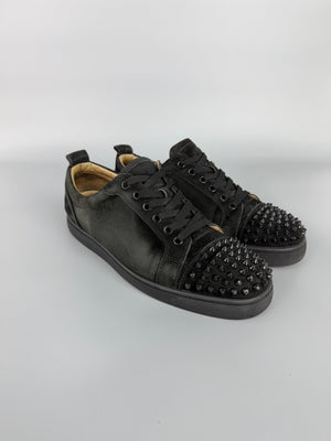 Christian Louboutin Louis Junior Spikes Sneaker Black | 41.5
