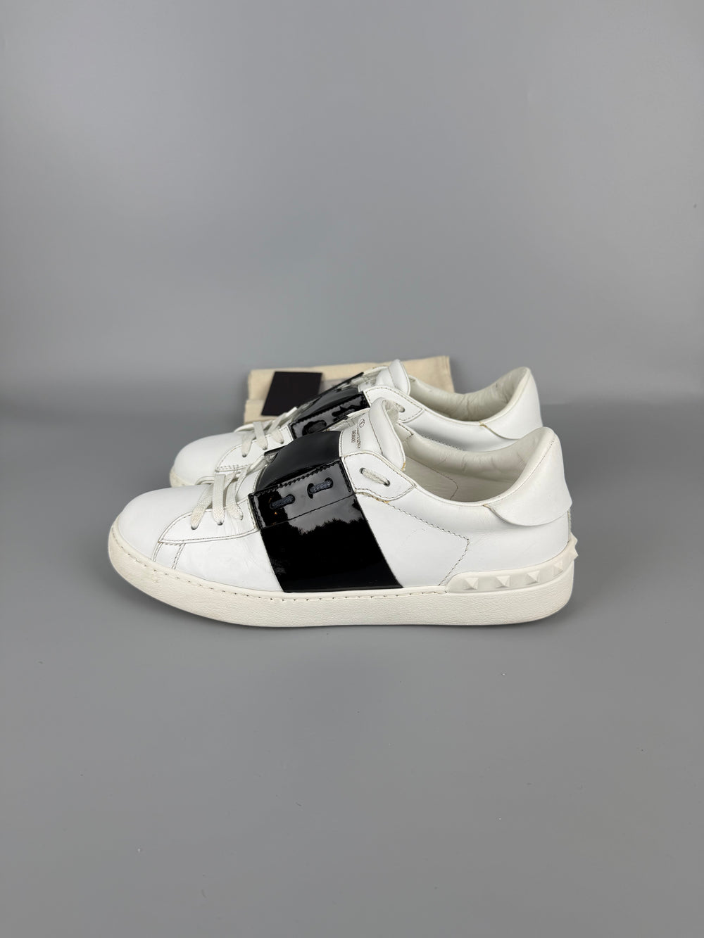 Valentino Open Sneaker Patent Black | 40.5