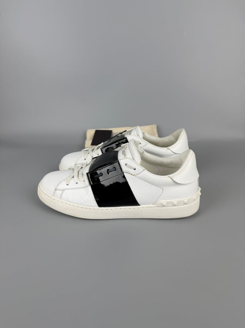 Valentino Open Sneaker Patent Black | 40.5