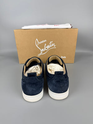 Christian Louboutin Louis Junior Spikes Sneaker Navy | 41.5