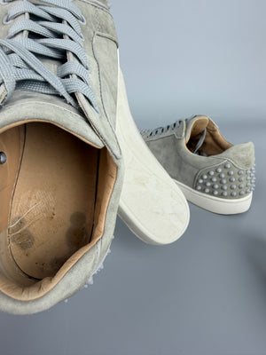 Christian Louboutin Seavaste Spikes Sneaker Grey | 43