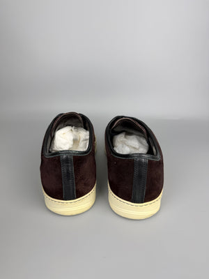 Lanvin Dbb1 Patent Cap Toe Sneaker Burgundy | 47
