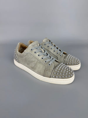 Christian Louboutin Seavaste Spikes Sneaker Grey | 43