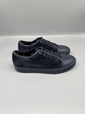 Lanvin Dbb1 Nappa Cap Toe Sneaker Blue | UK11