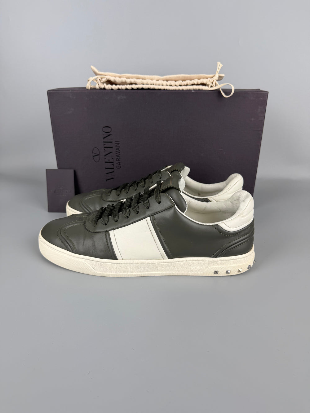 Valentino Flycrew Sneaker Army Green | 43.5