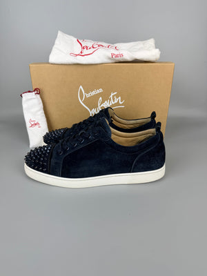 Christian Louboutin Louis Junior Spikes Sneaker Navy | 43.5