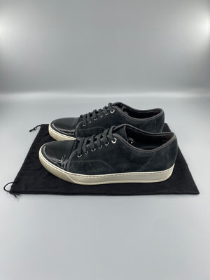 DBB1 Elephant Grey Suede Patent Cap Toe