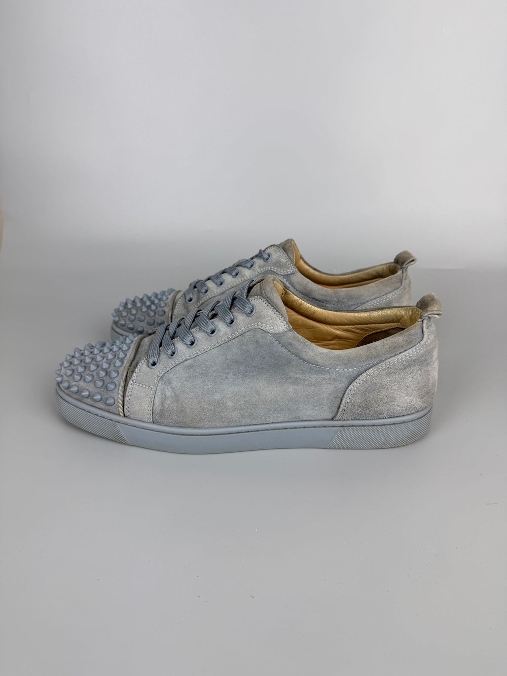 Christian Louboutin Louis Junior Spikes Sneaker Grey | 44