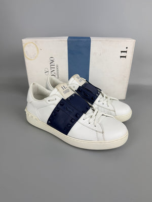 Valentino Open Rockstud Untitled Sneaker Navy | 41