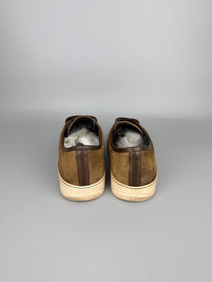 Lanvin Dbb1 Patent Cap Toe Sneaker Brown | 41