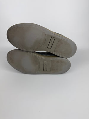 Lanvin Dbb1 Patent Cap Toe Sneaker Grey | 41