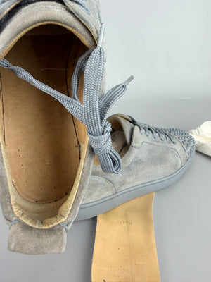 Christian Louboutin Louis Junior Spikes Sneaker Grey | 44