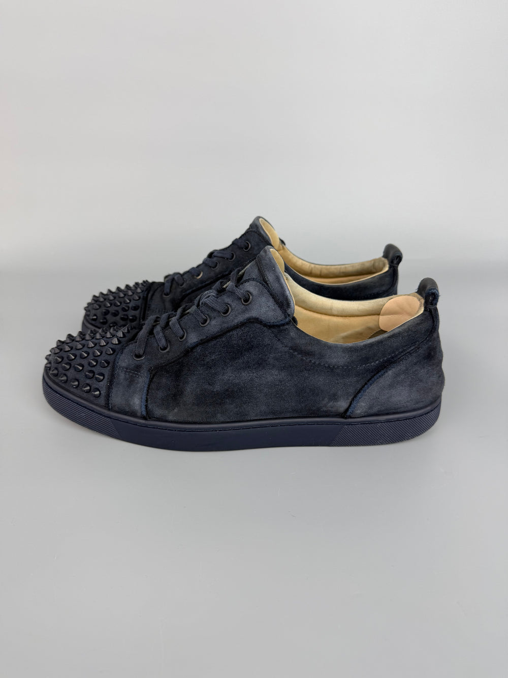 Christian Louboutin Louis Junior Spikes Sneaker Navy | 45