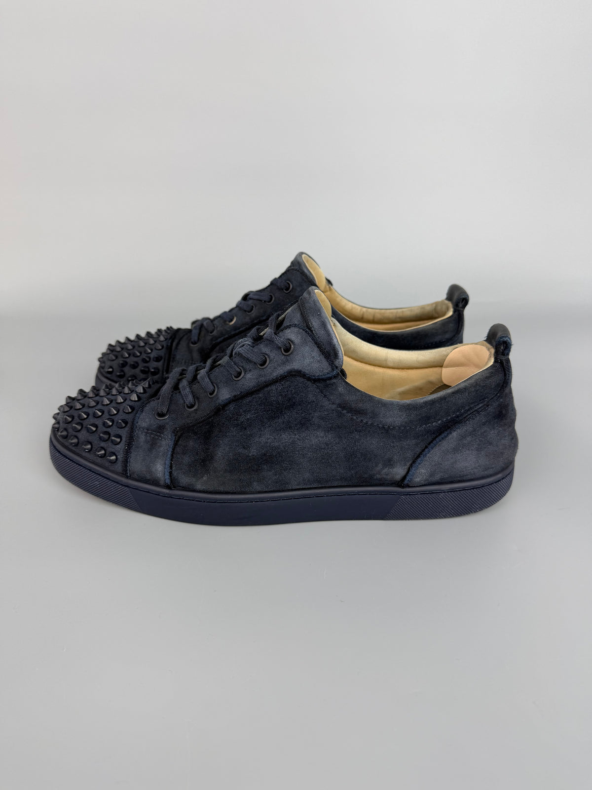 Christian Louboutin Louis Junior Spikes Sneaker Navy | 45