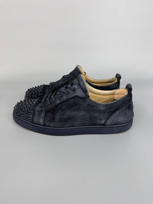 Christian Louboutin Louis Junior Spikes Sneaker Navy | 45