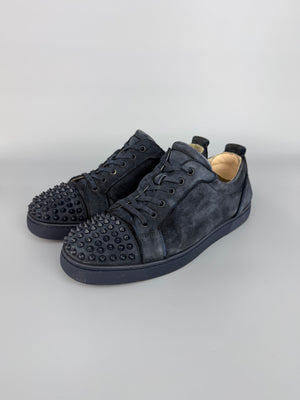Christian Louboutin Louis Junior Spikes Sneaker Navy | 45