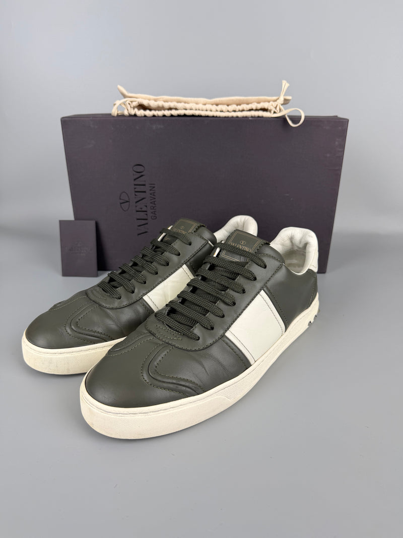 Valentino Flycrew Sneaker Army Green | 43.5