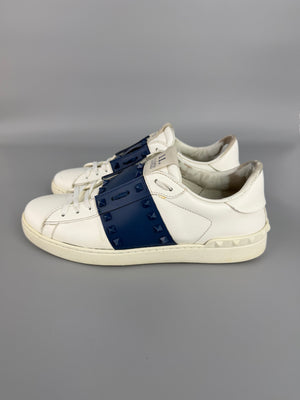 Valentino Open Rockstud Untitled Sneaker Navy | 43
