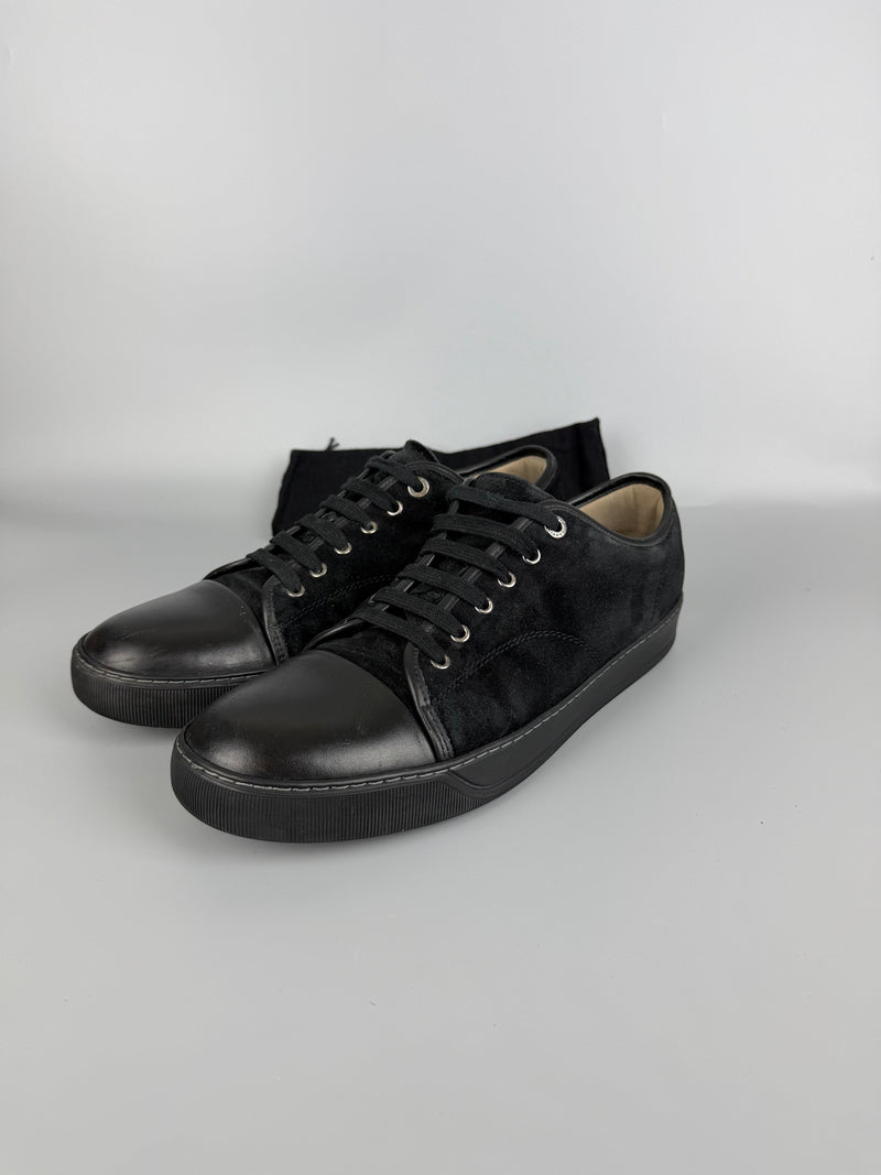 Lanvin Dbb1 Nappa Cap Toe Sneaker Black | 46