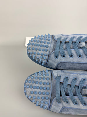 Christian Louboutin Louis Junior Spikes Sneaker Blue | 41