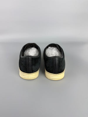 Lanvin Dbb1 Patent Cap Toe Sneaker Black | 42