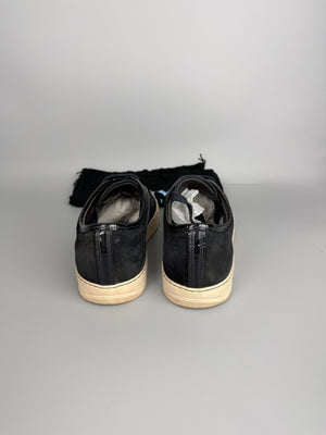 Lanvin Dbb1 Patent Cap Toe Sneaker Navy | 43