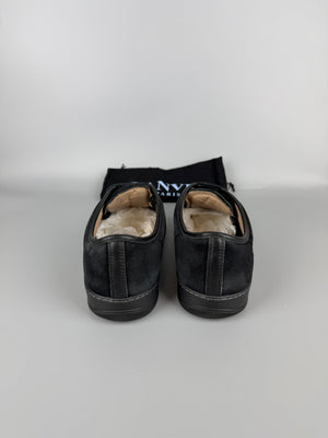 Lanvin Dbb1 Nappa Cap Toe Sneaker Black | 46