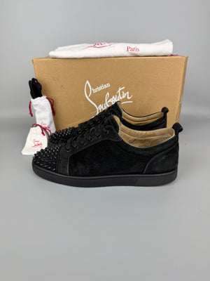 Christian Louboutin Louis Junior Spikes Sneaker Black | 44
