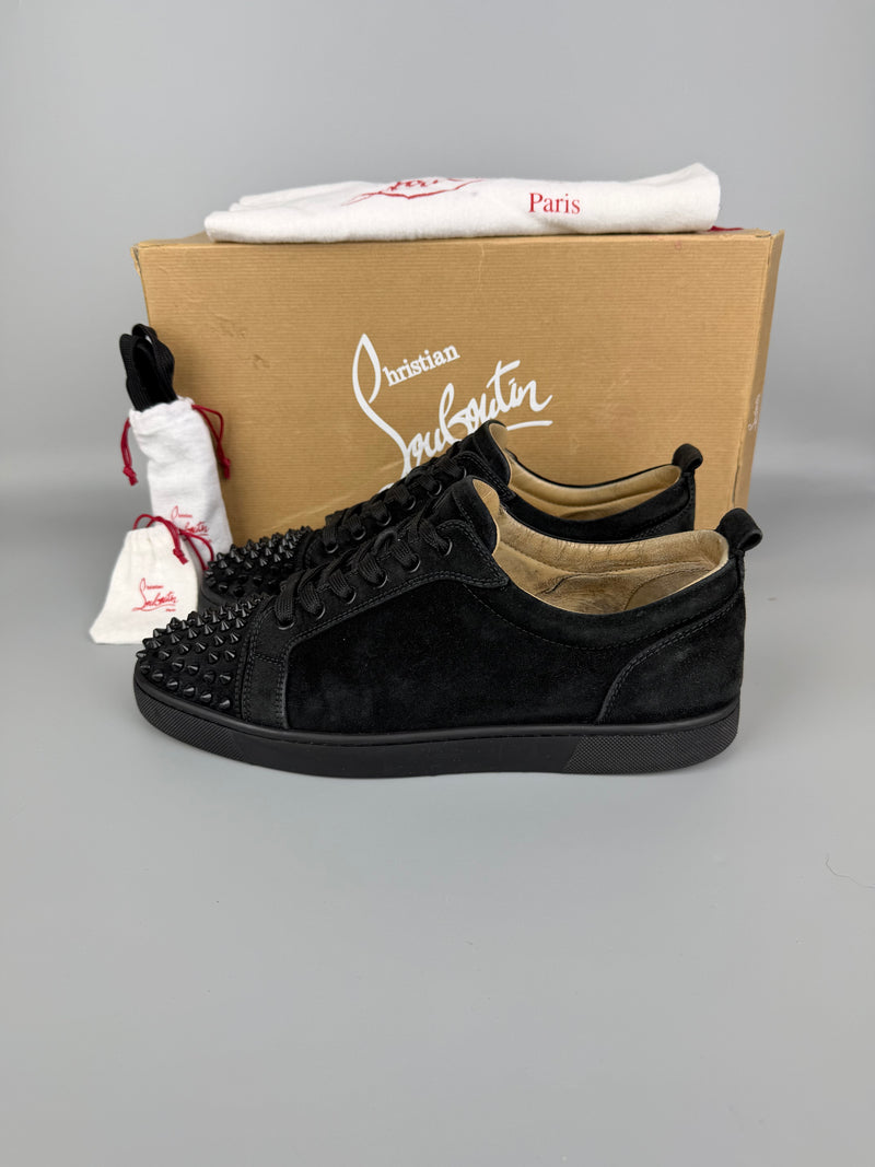 Christian Louboutin Louis Junior Spikes Sneaker Black | 44