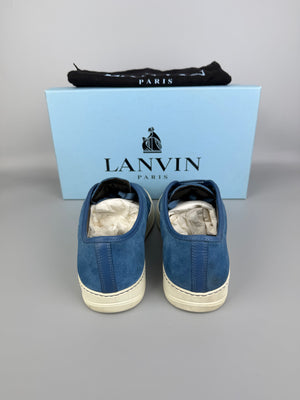 Lanvin Dbb1 Nappa Cap Toe Sneaker Blue | 42