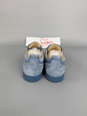 Christian Louboutin Louis Junior Spikes Sneaker Blue | 41