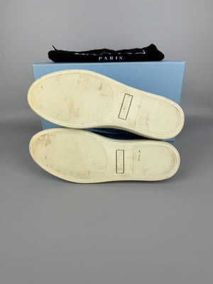 Lanvin Dbb1 Nappa Cap Toe Sneaker Blue | 42