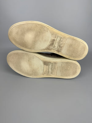 Lanvin Dbb1 Nappa Cap Toe Sneaker Beige | 45
