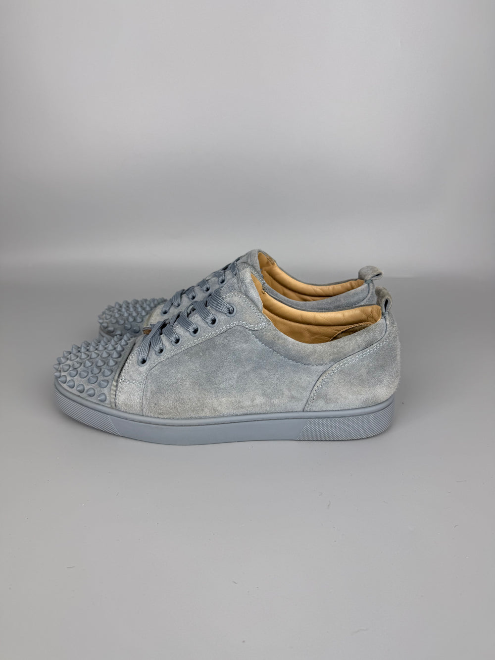 Christian Louboutin Louis Junior Spikes Sneaker Grey | 40