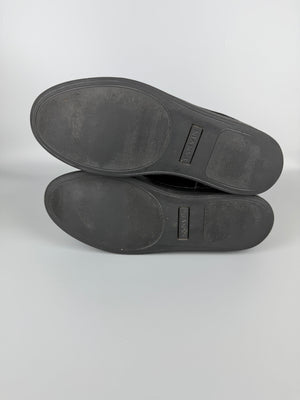 Lanvin Dbb1 Nappa Cap Toe Sneaker Black | 46