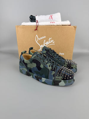 Christian Louboutin Louis Junior Spikes Sneaker | 40.5