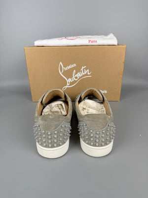 Christian Louboutin Seavaste Spikes Sneaker Grey | 43.5