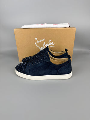 Christian Louboutin Louis Junior Spikes Sneaker Navy | 41.5