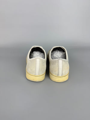 Lanvin Dbb1 Patent Cap Toe Sneaker Cream | 43