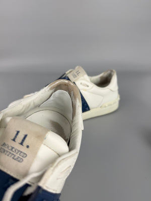 Valentino Open Rockstud Untitled Sneaker Navy | 43