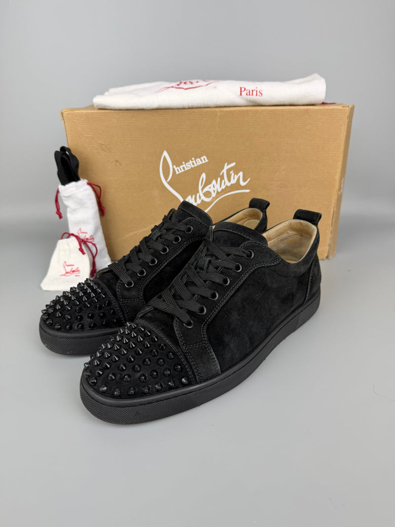 Christian Louboutin Louis Junior Spikes Sneaker Black | 44