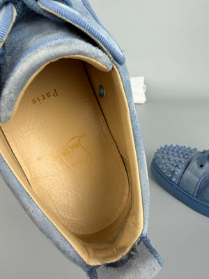 Christian Louboutin Louis Junior Spikes Sneaker Blue | 41