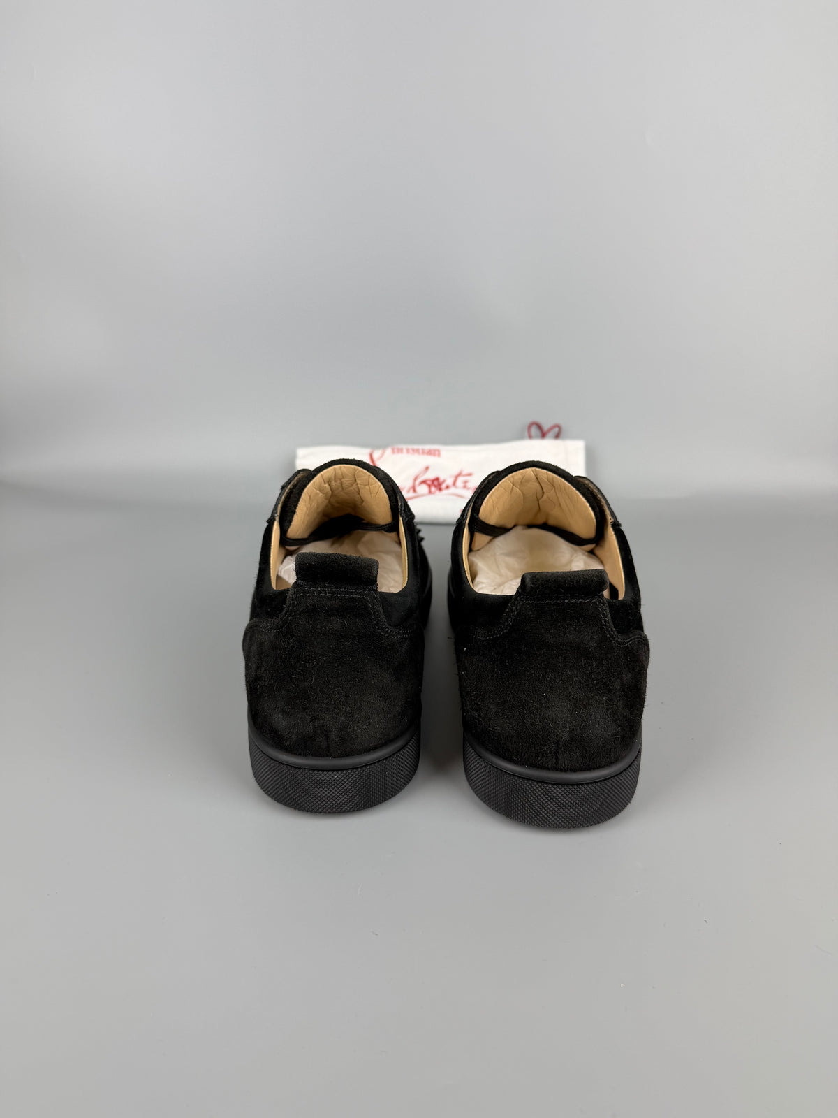 Christian Louboutin Louis Junior Spikes Sneaker Black | 44