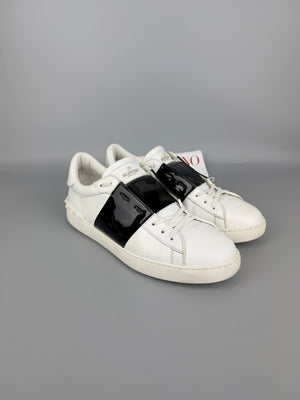 Valentino Open Sneaker Patent Black | 44