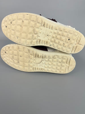 Valentino Open Rockstud Untitled Sneaker Burgundy | 42