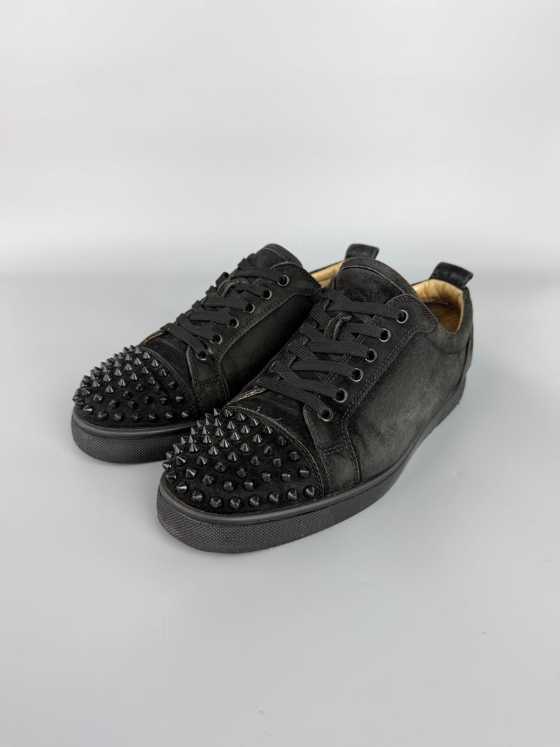 Christian Louboutin Louis Junior Spikes Sneaker Black | 41.5