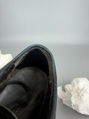 Lanvin Dbb1 Patent Cap Toe Sneaker Black | 43