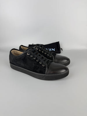 Lanvin Dbb1 Nappa Cap Toe Sneaker Black | 46