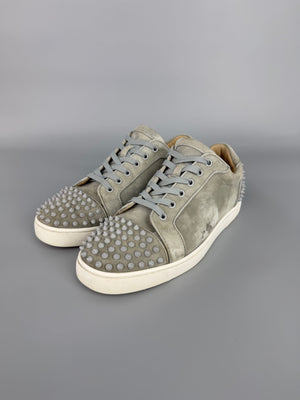 Christian Louboutin Seavaste Spikes Sneaker Grey | 43